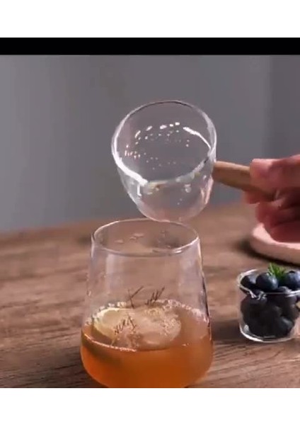 Luxury 6 Lı Ahşap Saplı Mıka Reçellik Sosluk Sofra Sunum Kahvaltı Seti - 80 ml 1 Adet fiyatları