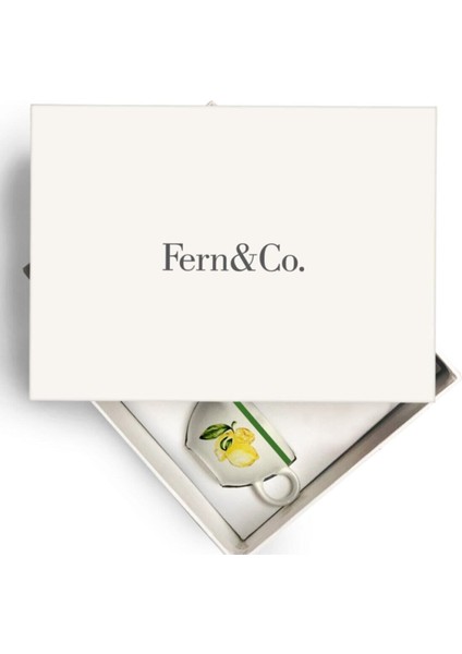 Luxury Citrus Porcelain Collection 2'li Çay Fincan Seti 1 Adet