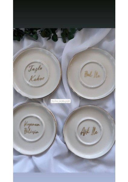 Luxury Baskılı Fincan Damat Kahvesi Fincanı 1 Adet fiyatları