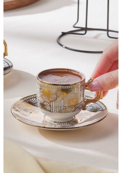 Luxury Anemon Standlı 2 Kişilik Kahve Fincanı 80 ml 1 Adet modelleri