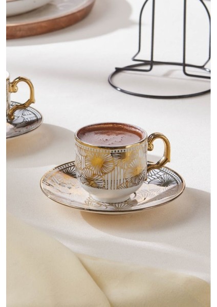 Luxury Anemon Standlı 2 Kişilik Kahve Fincanı 80 ml 1 Adet indirimleri
