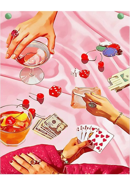 Yetişkinler Için Sayılarla Dıy Boya Seti -Neşeli Bir Buluşma, Tuval Üzerine Akrilik Dijital Yağlı Boya Resim Sanatı Duvar Dekoru Hediye Çerçevesiz (Yurt Dışından)