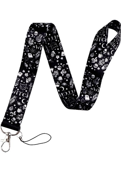 Cadı Kimlik Bilgisi Tutucu Anahtarlar Için Boyunluklar Boyun (Yurt Dışından)