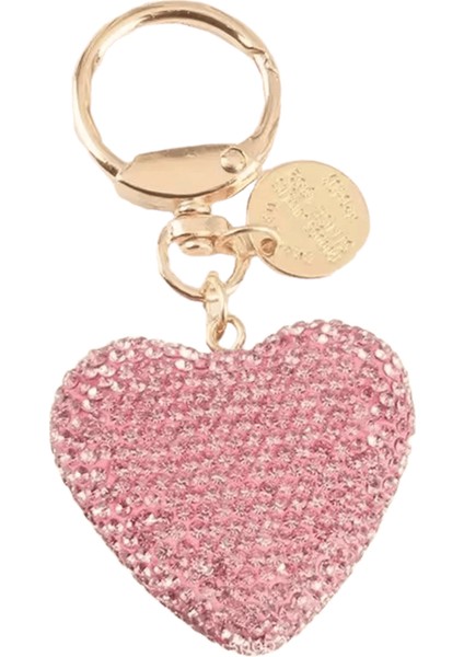 Bling Rhinestone Kalp Şekli Anahtarlıklar, Kristal Çanta Süsleri, Kadınlar Için Araba Anahtarlığı, Kızlar Hatıra, Doğum Günü, Sevgililer Günü Hediyesi (Yurt Dışından)
