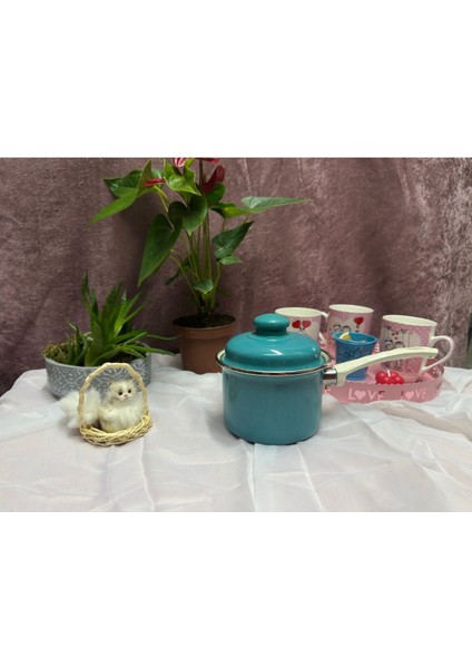 Luxury Sütlük & Sosluk & Yumurta Haşlama Tenceresi Mini Turkuaz ( 0,9 Lt ) 1 Adet fiyatları