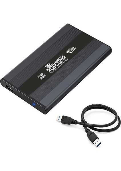 2.5" USB 3.0 Sata Harici Harddisk Kutusu Metal