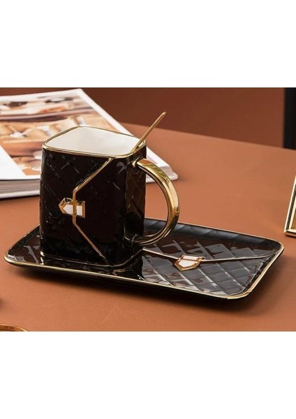 Luxury Isfa Home 2 Kişilik Çanta Görünümlü Fincan Takımı 1 Adet modelleri