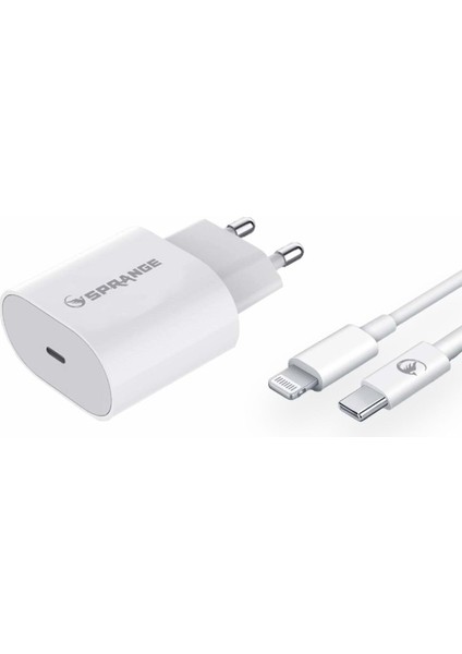 Apple iPhone 14 Pro Max Uyumlu Lightning P-L18 25 Hızlı Watt Şarj Aleti