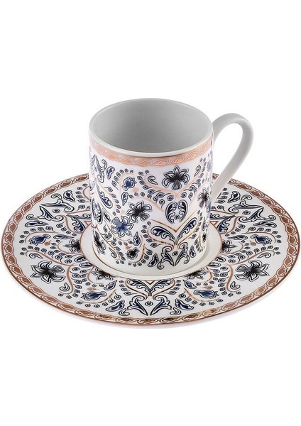 Luxury New Delft Blue 6 Kişilik Kahve Fincan Takımı 100 ml 1 Adet fiyatları