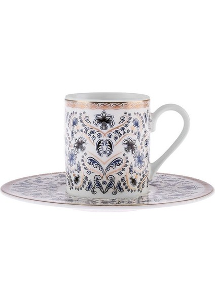 Luxury New Delft Blue 6 Kişilik Kahve Fincan Takımı 100 ml 1 Adet fırsatları