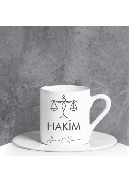 Luxury Kişiye Özel Hakim Türk Kahvesi Fincanı 90708 1 Adet