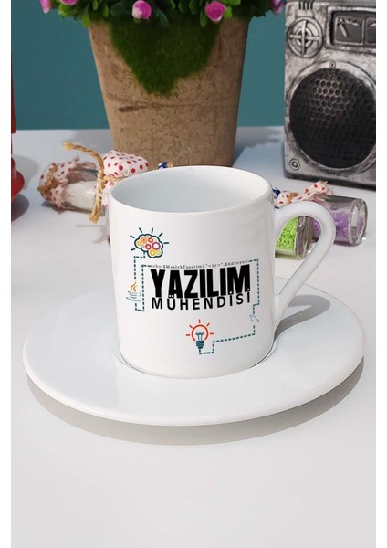Luxury En Tatlı Yazılım Mühendisi Türk Kahvesi Fincanı Beyaz 1 Adet fiyatları