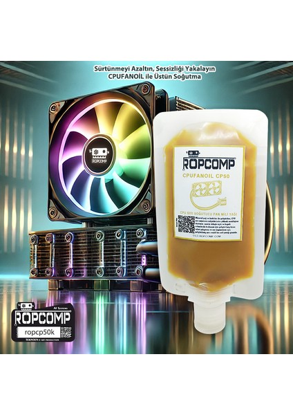 Cpufanoil Cpu Fan Bakım Kiti CP50K