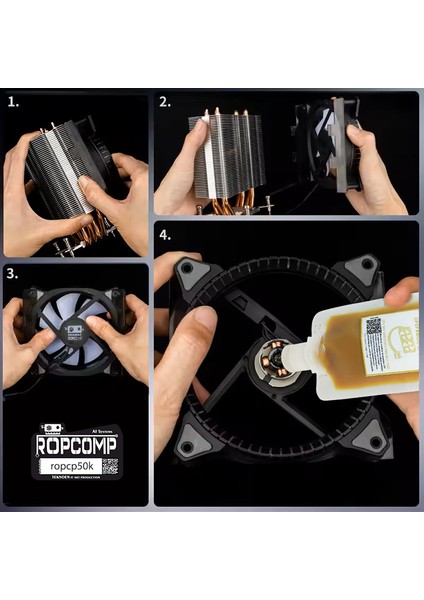 Cpufanoil Cpu Fan Bakım Kiti CP50K