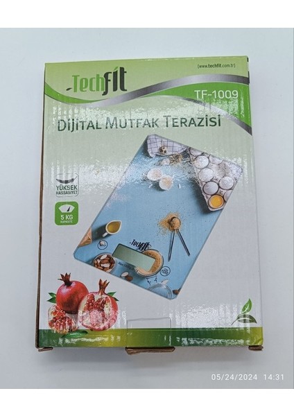 Tech Fit TF-1011 Dijital Mutfak Terazisi