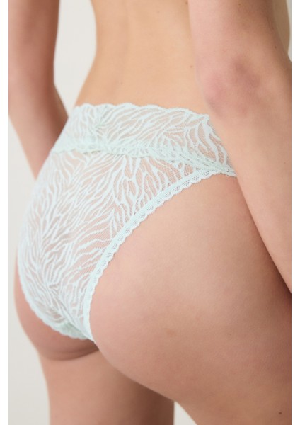 Lacy Elegance Mint Yeşili Slip Külot fiyatları
