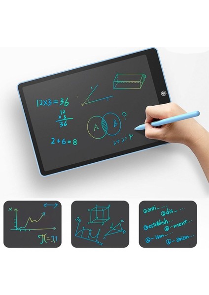 Luxury Writing Tablet LCD 8.5 Inç Dijital Kalemli Çizim Yazı Tahtası Grafik Not Yazma Eğitim Tableti 1 Adet