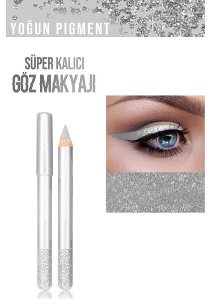 Luxury 8'li Renkli Kalın Glitter Kalem Eyeliner 1 Adet