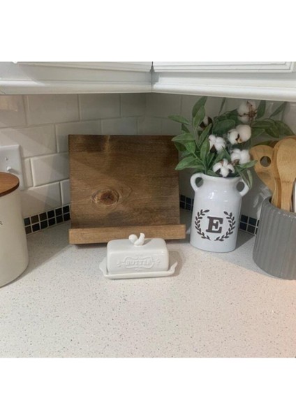Luxury El Yapımı Yemek Kitabı Tutacağı, Yemek Kitabı Standı 1 Adet
