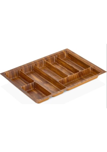 Luxury 36X50 Cm. 7 Gözlü Çekmece Içi Ahşap Renkli Plastik Kaşıklık Ücretsiz Kesim (Max 33X47 Cm'e Kesilir) 1 Adet