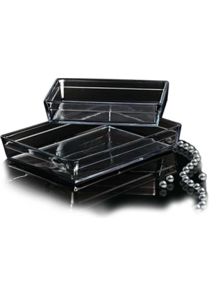 Luxury Dikdörtgen Premium 2 Li Borcam Set (Büyük-Küçük) 075OA 59324-59334 1 Adet