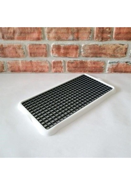 Luxury Pratik Lavabo Tezgah Üstü Bulaşık Kurutmalığı Süzmatik 22X40 cm 1 Adet
