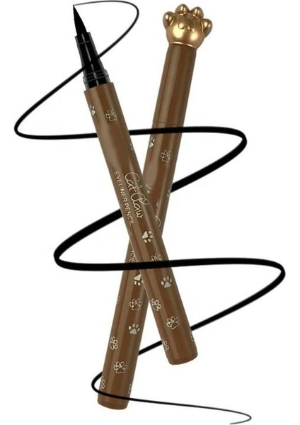 Luxury Kedi Patili Siyah Waterproof Pen Eyeliner 1 Adet fırsatları