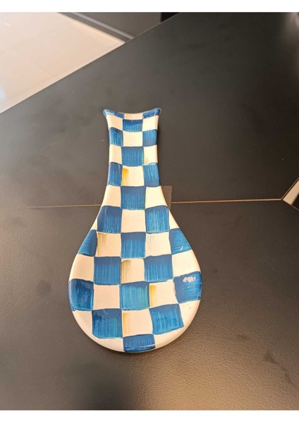 Luxury Exculusive El Yapımı Kaşıklık Mavi Beyaz 1 Adet fiyatları