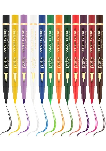 Luxury Renkli Eyeliner Kalın Uç 1 Adet fiyatları