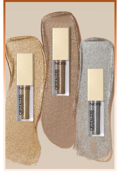 Luxury Crystalized Liquid Eyeshadow Likit Metalik Göz Farı - 03 Eclipse 1 Adet