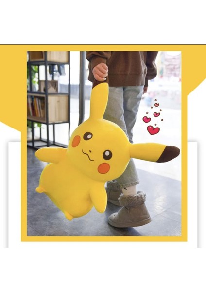 Luxury Büyük Boy Pokemon Pikachu Peluş Dolması Oyuncaklar Japonya Film Pikachu Karikatür 50 cm 1 Adet