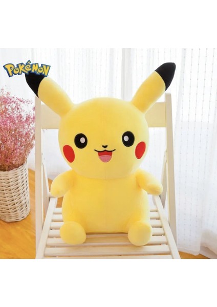 Luxury Büyük Boy Pokemon Pikachu Peluş Dolması Oyuncaklar Japonya Film Pikachu Karikatür 50 cm 1 Adet