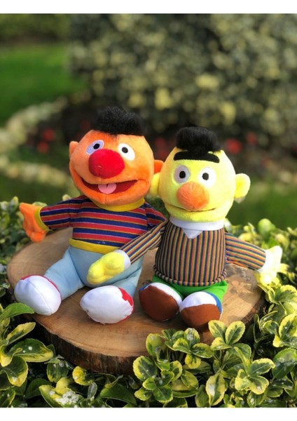 Luxury Edi Büdü Peluş Oyuncak 20 Cm, Susam Sokağı, Ernie ve Bert Peluş Oyuncakları 1 Adet