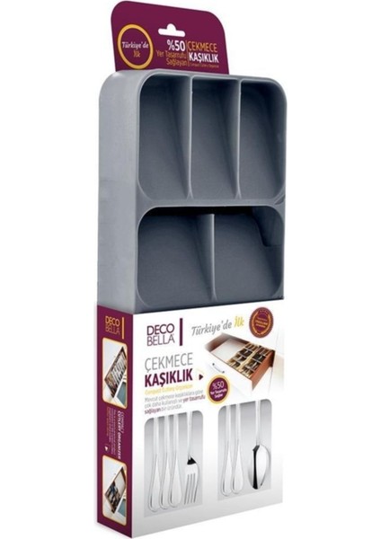 Luxury 2'li 9 Bölmeli Çekmece Kaşıklık 1 Adet