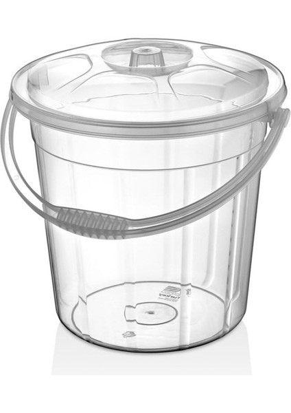 Luxury Petek Su Kovası (10 Litre) Şeffaf 1 Adet