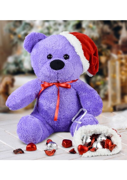 55 cm Noel Baba Ayıcığı (%100 Yerli) 1 Adet