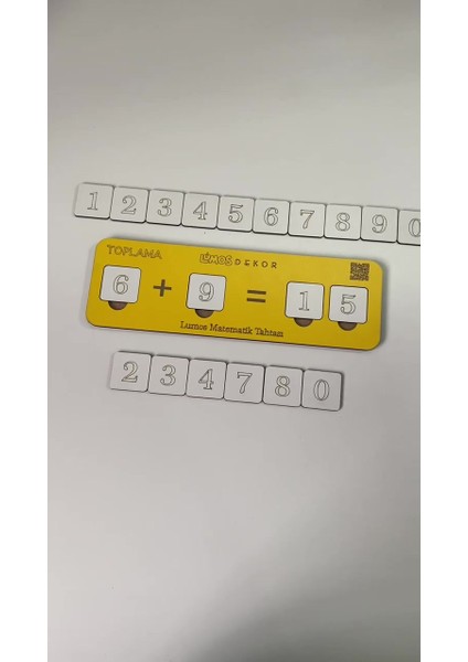 Luxury Ahşap Bölme Işlemi Bölmeyi Öğreniyorum Puzzle 1 Adet