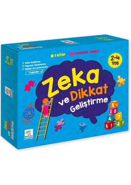 Luxury 2-4 Yaş Zeka ve Dikkat Geliştirme Seti 1 Adet