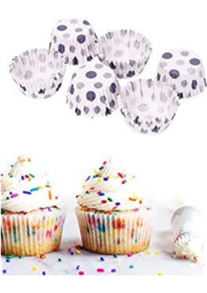 Luxury 200'LÜ Muffin Browni Cupcake Kağıdı Kek Kalıbı Desenli ( 2 Paket ) 1 Adet