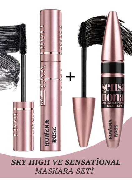 Luxury 2 Li Maskara Lash Extension High Maskara & Lash Sensational Mascara 1 Adet