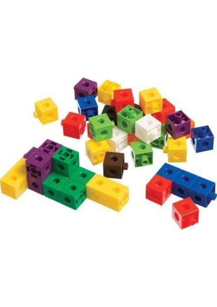 Luxury Numberblocks , Geçmeli Birim Küpler (2X2X2 Cm) 100'LÜ 1 Adet
