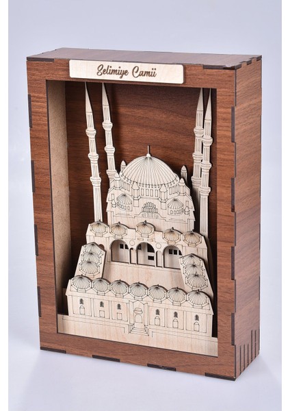 Luxury Demonte Ahşap Selimiye Camii Maket Kiti - Mimar Sinan’ın Şaheseri 1 Adet