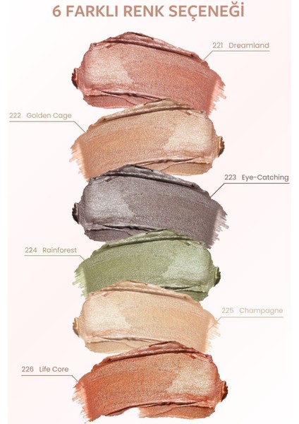 Luxury Glow Liquid Eyeshadow 224 Rainforest - Göz Farı 1 Adet