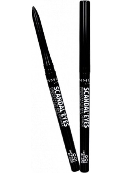 Scandal'eyes Waterproof Eye Definer 001 Intense Black 1 Adet