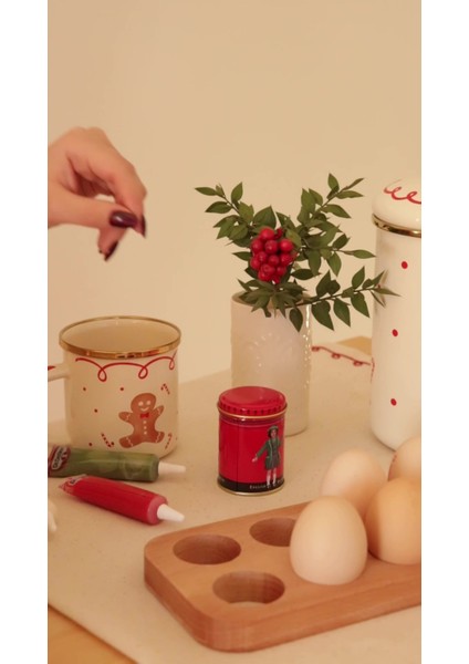 Luxury Merry Yılbaşı Özel Emaye Karıştırma Kabı 1 Adet fiyatları