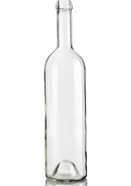 Luxury Şeffaf Cam Şişe Mantarsız 750 ml 35 Adet 1 Adet