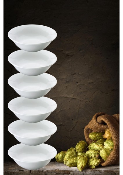 Luxury Mimhome 14CM 6"inch Sade Beyaz Kase: Outdoor Piknik Kamp Yemek Tabağı 1 Adet fiyatları