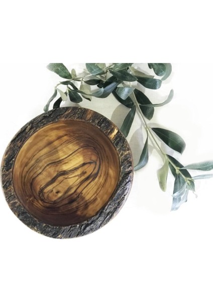 Luxury Zeytin Kütüklü Kase 15 cm 1 Adet