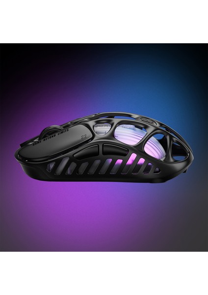 Mercury Xpro Rgb 32K Dpı Optik Gaming Mouse+8k Dongle, Kablosuz, Magnezyum Alaşımlı, Programlanabilir 5 Tuşlu, Siyah
