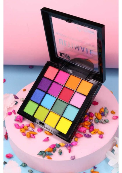 Luxury Unicorn Renkli 16'lı Far Paleti Makeup Time 1 Adet